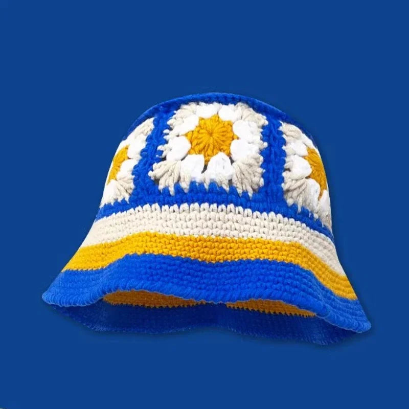 Siren Crochet Flower Bucket Hat