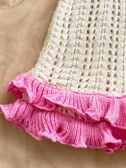 Starfish Crochet Halter Dress