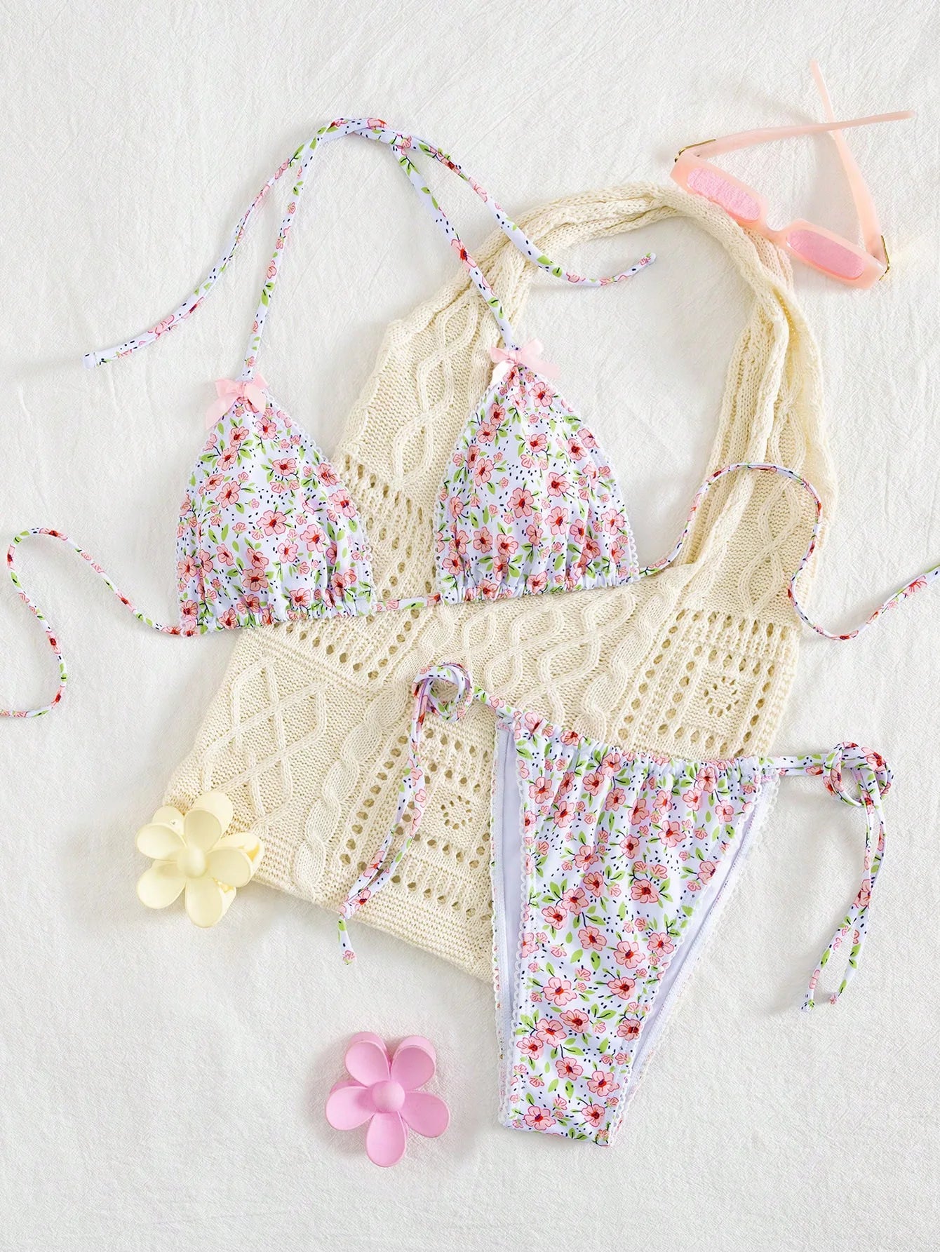 Golden Bloom Bikini