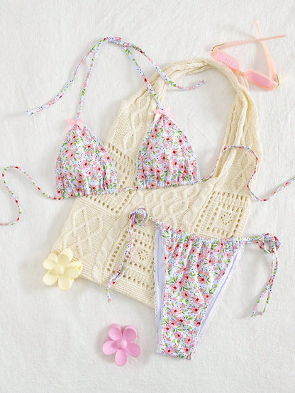 Golden Bloom Bikini