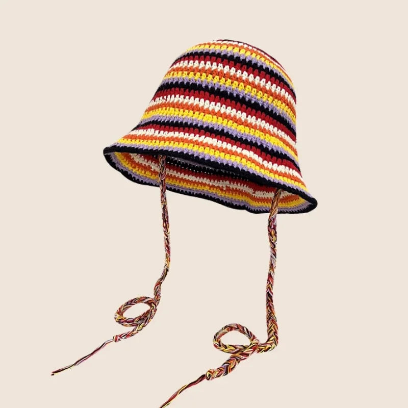 Siren Crochet Flower Bucket Hat