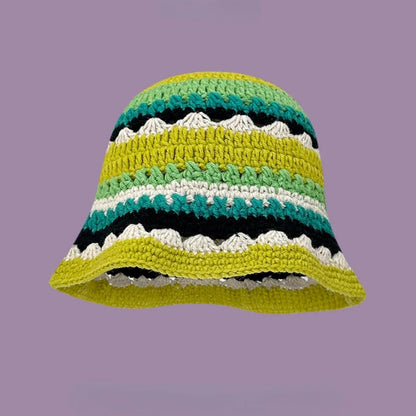 Siren Crochet Flower Bucket Hat