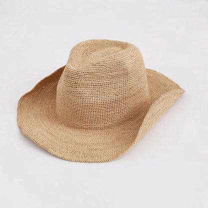 Raffia Wide Brim Sun Hat