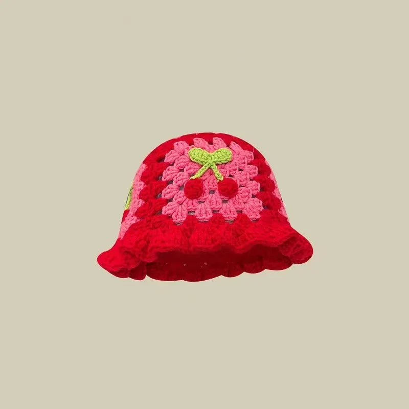 Siren Crochet Flower Bucket Hat