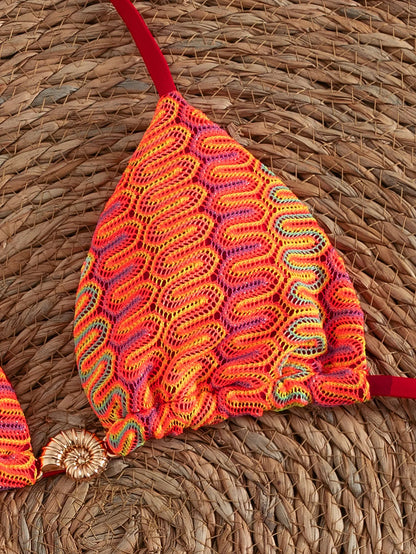 Scarlet Ring Halter Bikini Set