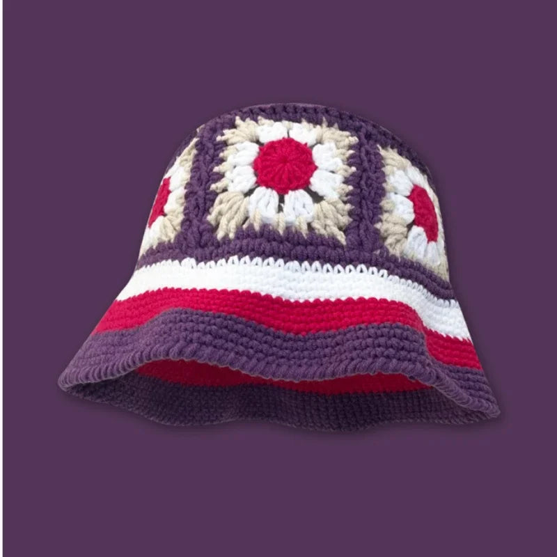 Siren Crochet Flower Bucket Hat