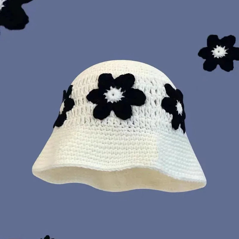 Siren Crochet Flower Bucket Hat