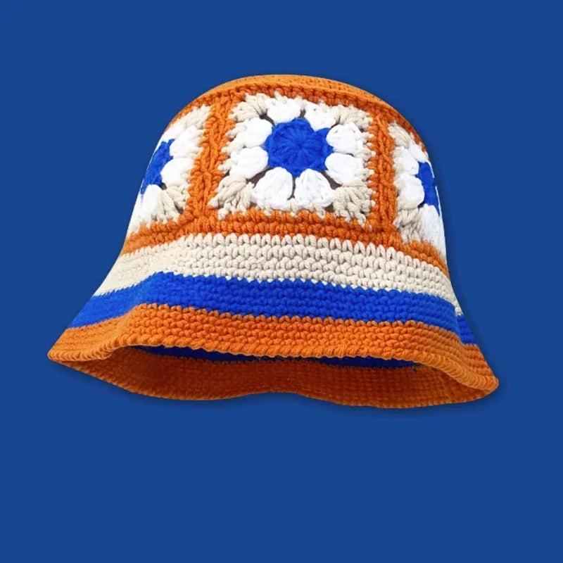 Siren Crochet Flower Bucket Hat