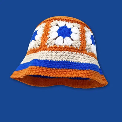 Siren Crochet Flower Bucket Hat