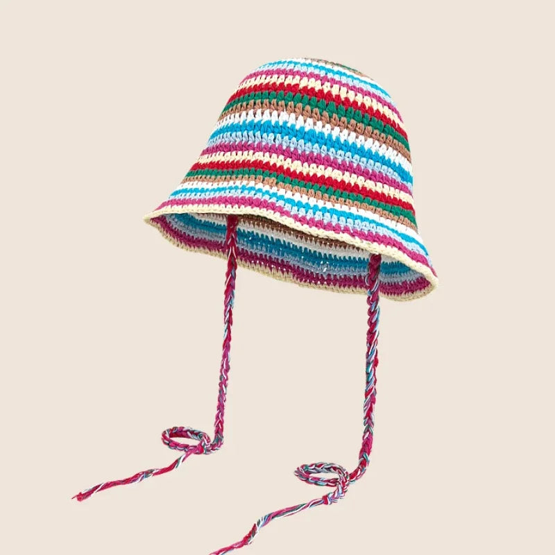 Siren Crochet Flower Bucket Hat