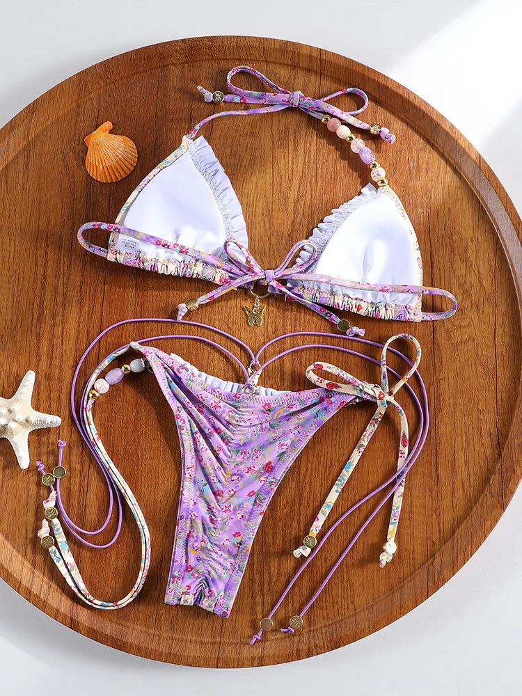 Ocean Bloom Bikini Set