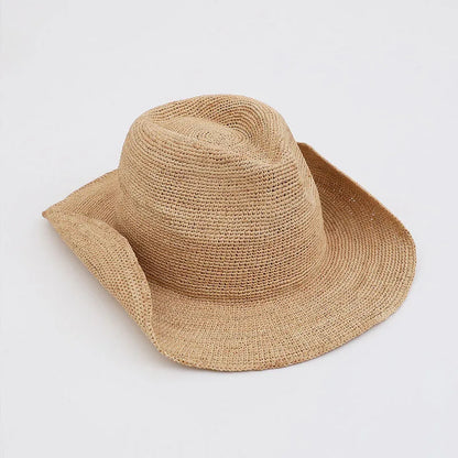 Raffia Wide Brim Sun Hat
