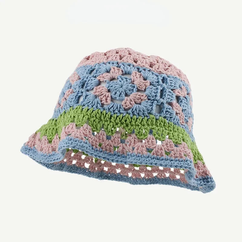 Siren Crochet Flower Bucket Hat