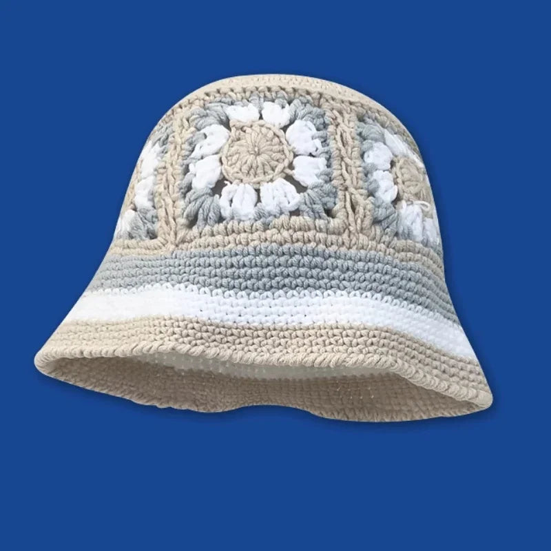 Siren Crochet Flower Bucket Hat