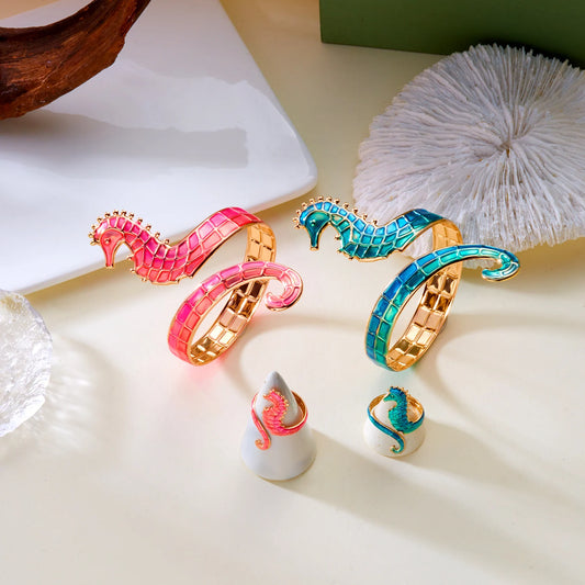 Siren Seahorse Jewelry Set