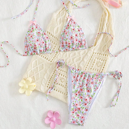 Golden Bloom Bikini