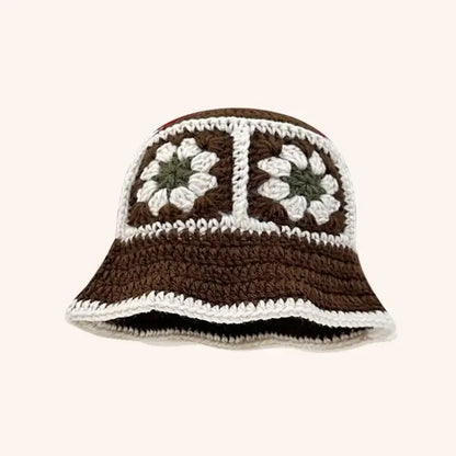 Siren Crochet Flower Bucket Hat