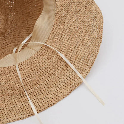 Raffia Wide Brim Sun Hat