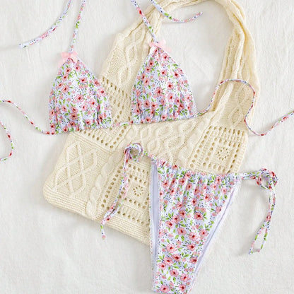 Golden Bloom Bikini
