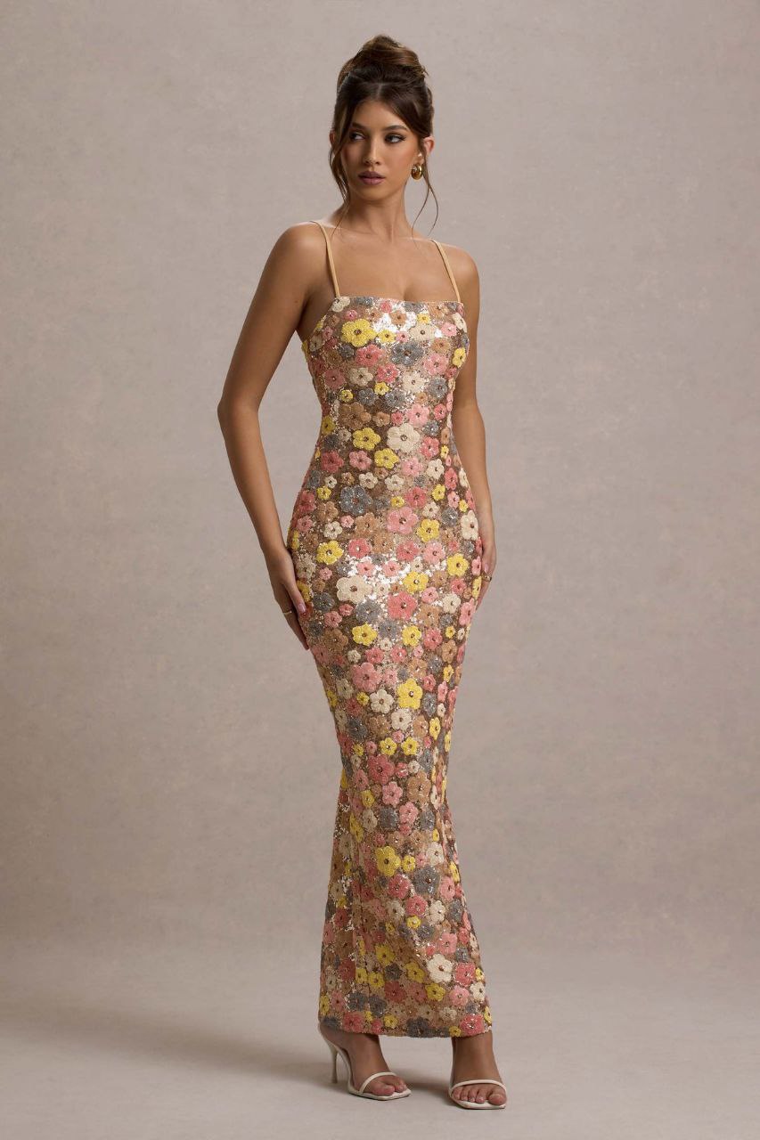 Ocean Muse Sequin Dress