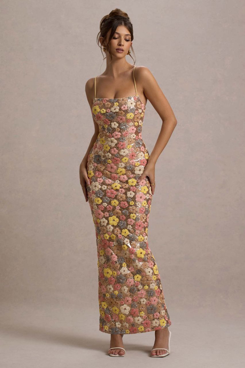 Ocean Muse Sequin Dress