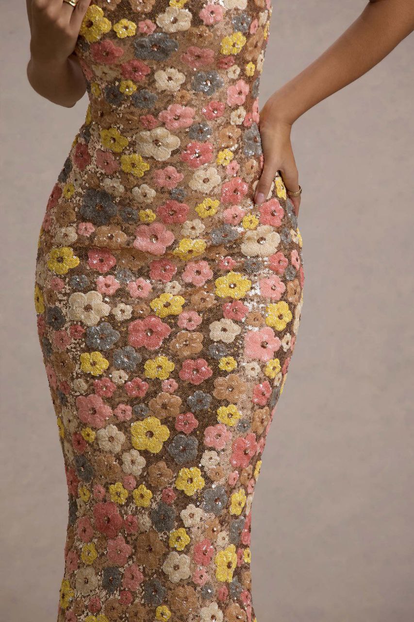 Ocean Muse Sequin Dress