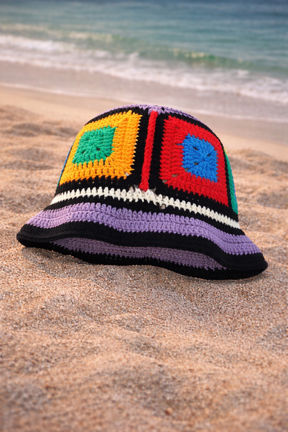 Siren Crochet Flower Bucket Hat